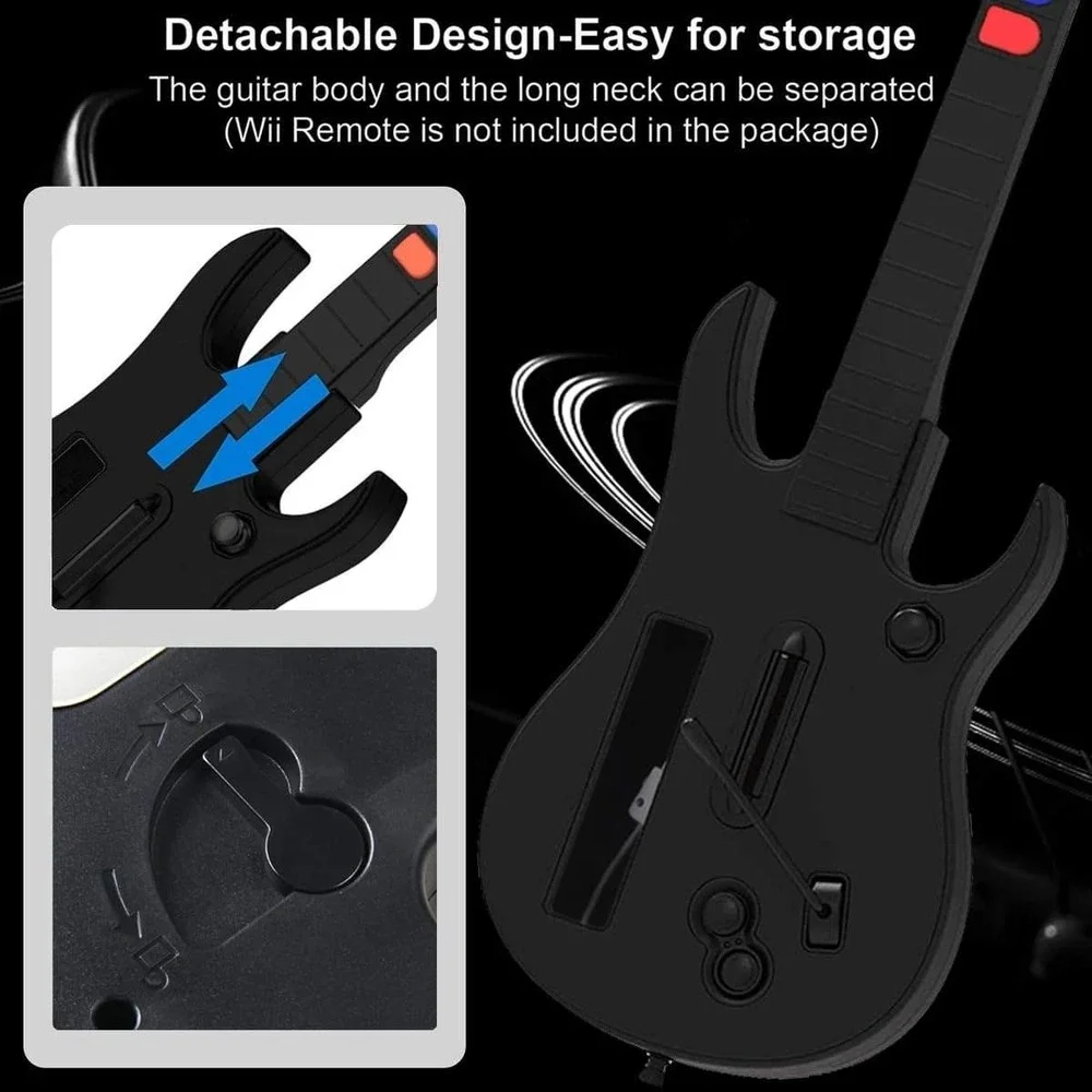 Gametime‎ Buddies Wireless Guitar for Nintendo Wii Games Guitar Hero & Rock Band